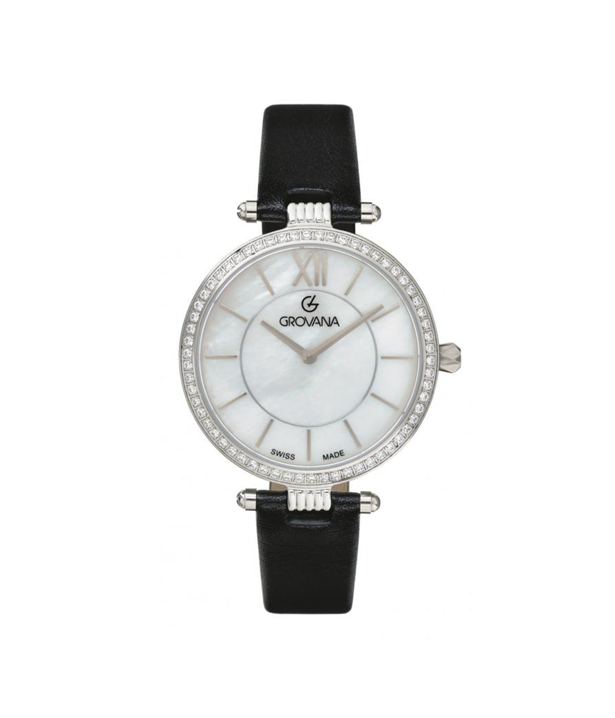 SWISS MADE WOMAN WATCH STEEL ZIRCONIAS