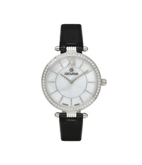 SWISS MADE WOMAN WATCH STEEL ZIRCONIAS