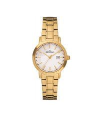 SWISS MADE WOMAN WATCH STEEL GOLD