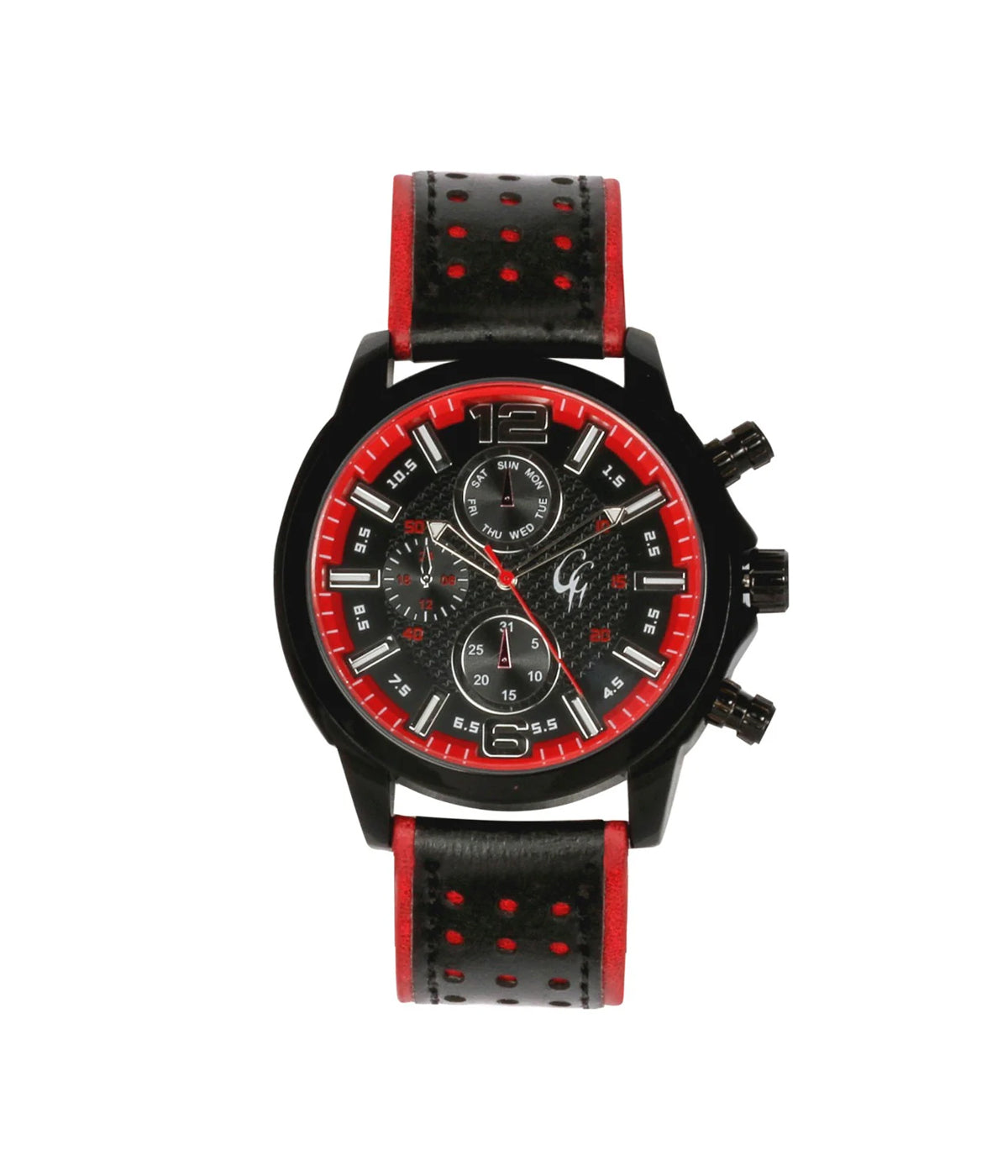 GG WATCH BLACK CASE &amp; BLACK DIAL JAPAN MOVEMENT WATER RESISTANT