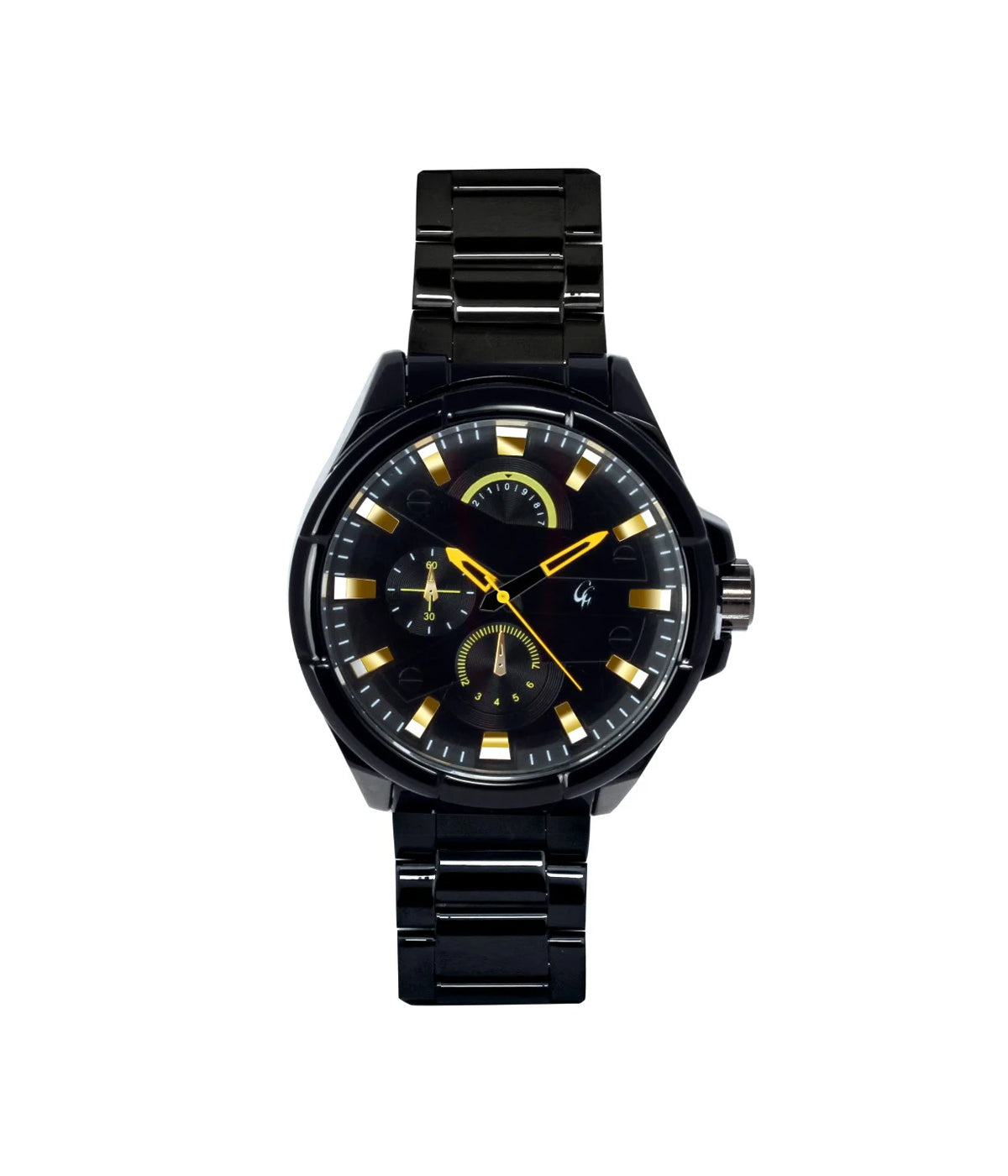 GG WATCH BLACK CASE/BLACK DIAL JAPAN MOVEMENT WATER RESISTANT