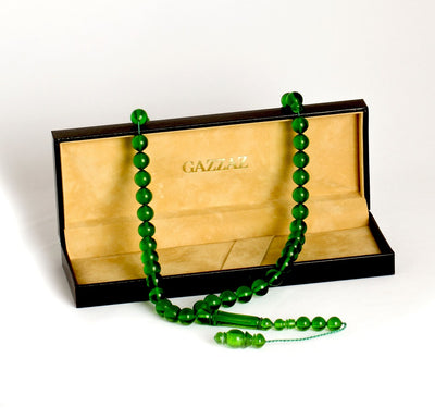 BAKELITE ROSARY GREEN COL