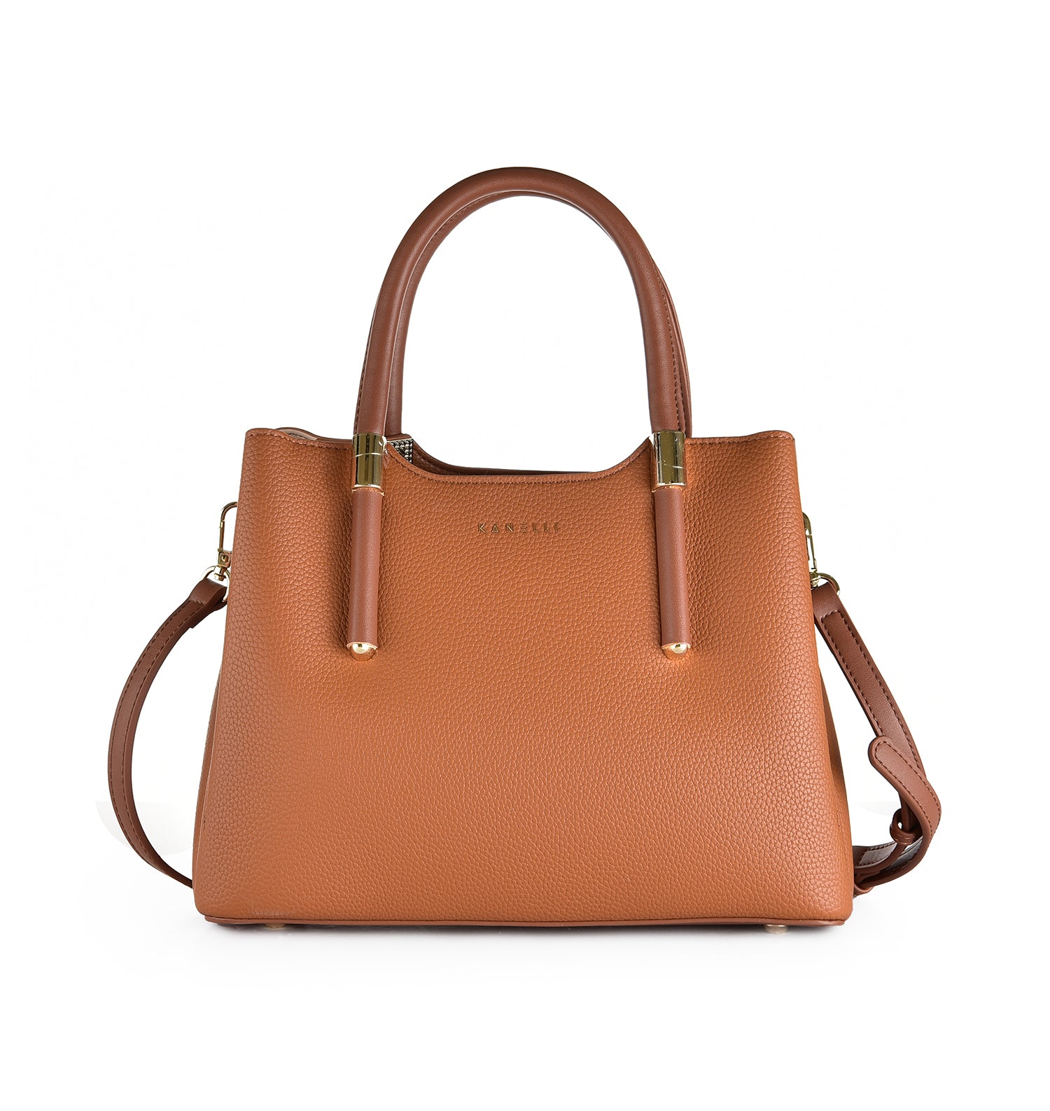 LEATHER LADIES BAG BROWN