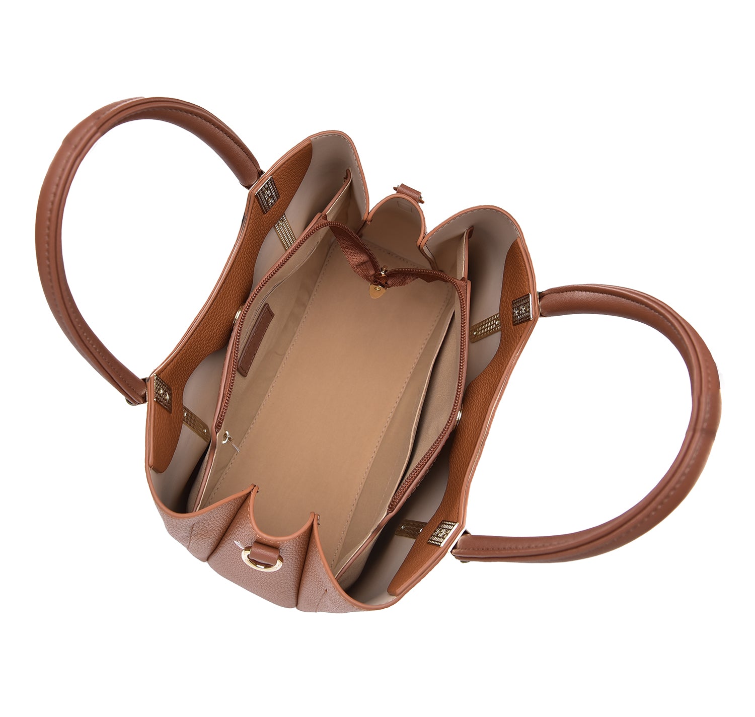 LEATHER LADIES BAG BROWN