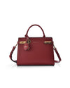 LEATHER LADIES BAG RED