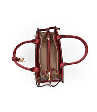 LEATHER LADIES BAG RED