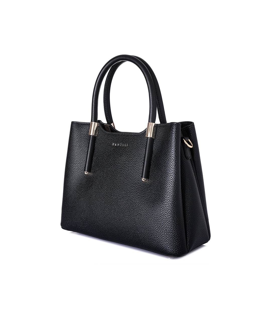 LEATHER LADIES BAG BLACK
