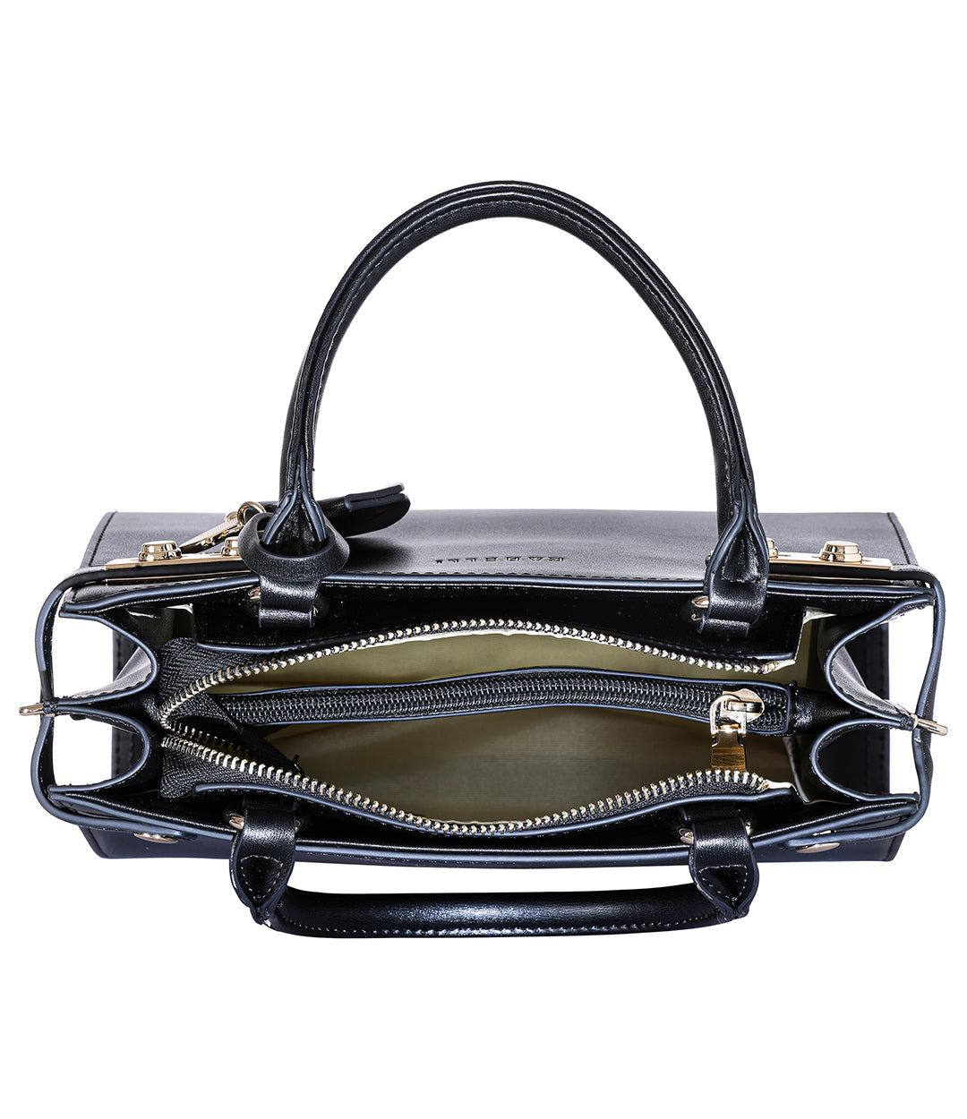 LEATHER LADIES BAG BLACK
