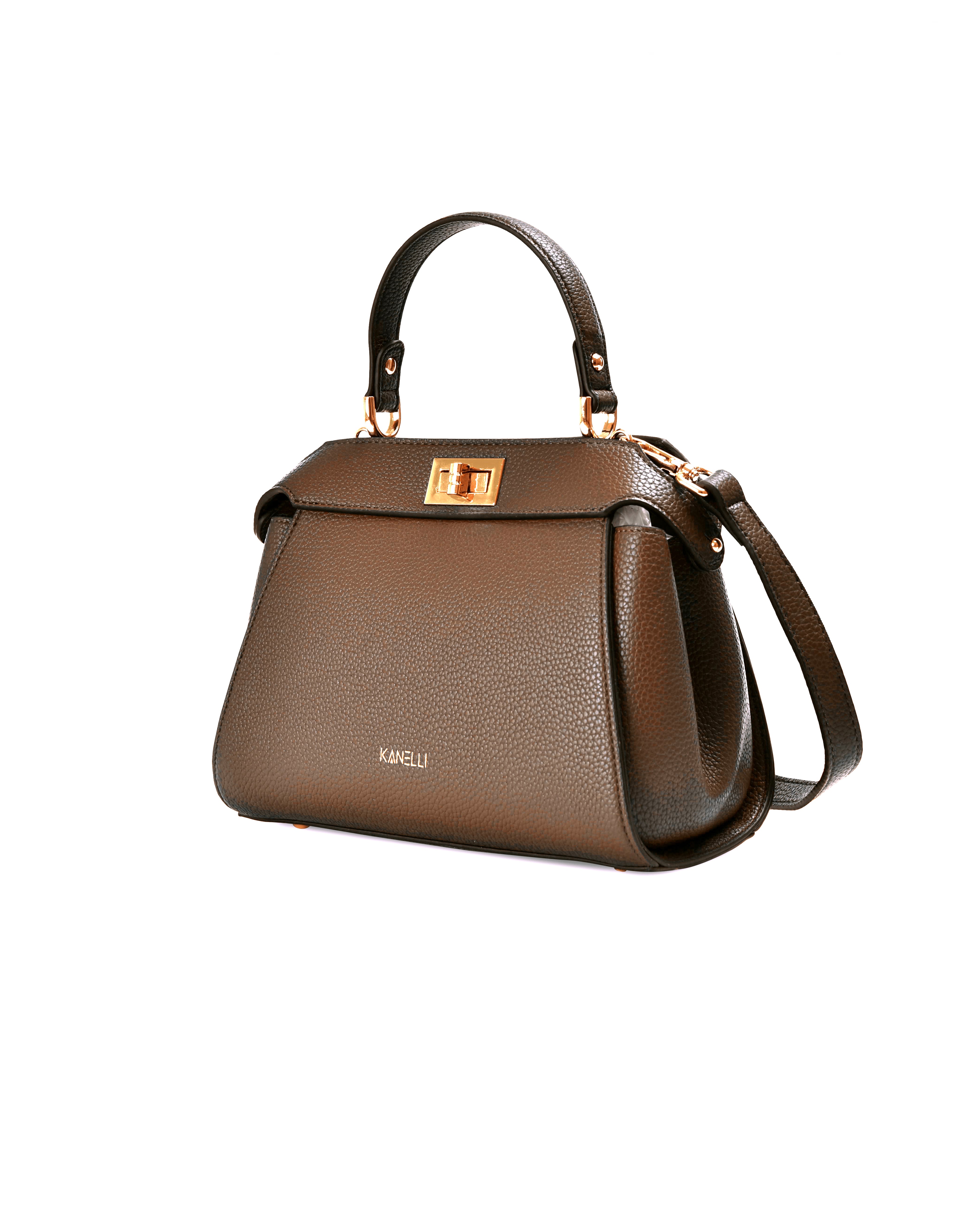 شنطه يد حريمي كنالى بنى