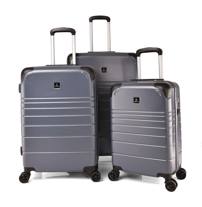 MAGELLAN LUGGAGE SET 3 PCS ABS+PC DEEP GREY