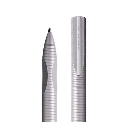 قلم بورش ديزاين فاخر جاف الامينوم لون فضي