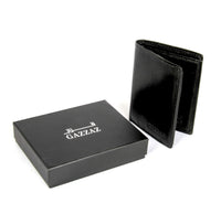 محفظه رجالي قزاز جلد طبيعى اسود