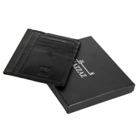 محفظه رجالي قزاز خفيفه للكروت اسود