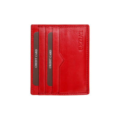 GAZZAZ LEATHER POCKET WALLET RED