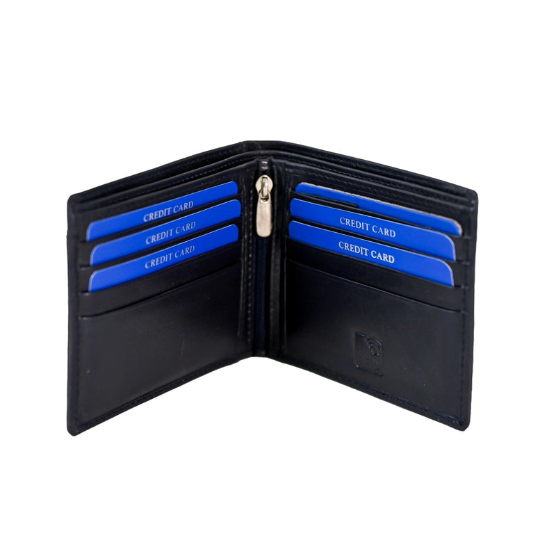LEATHER WALLET BLUE