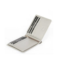 محفظه رجالي قزاز رمادى جلد طبيعى