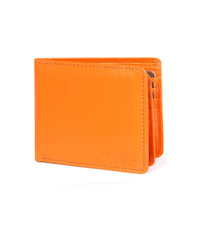 محفظه رجالي قزاز جلد طبيعى اورنج