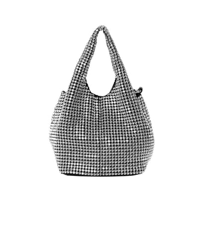 حقيبة يد نسائيه سهرة فضى مرصعه بالفصوص