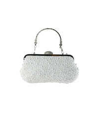 حقيبة يد نسائيه كلتش مرصعه بالؤلؤ