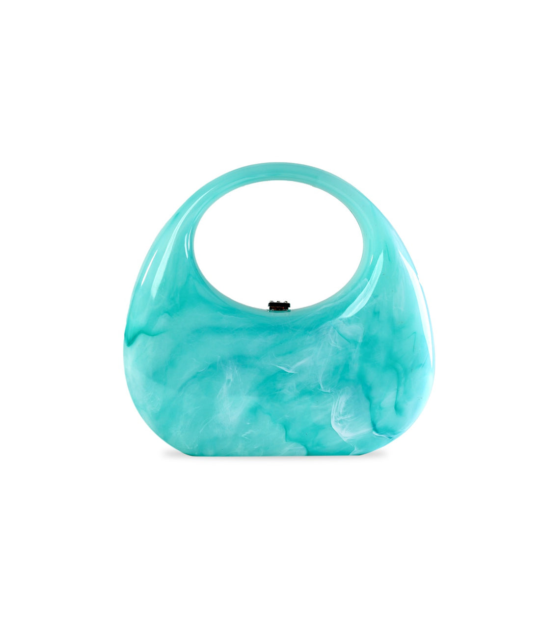 حقيبة يد نسائيه فاشون من الاكيرليك لون اخضر فاتح