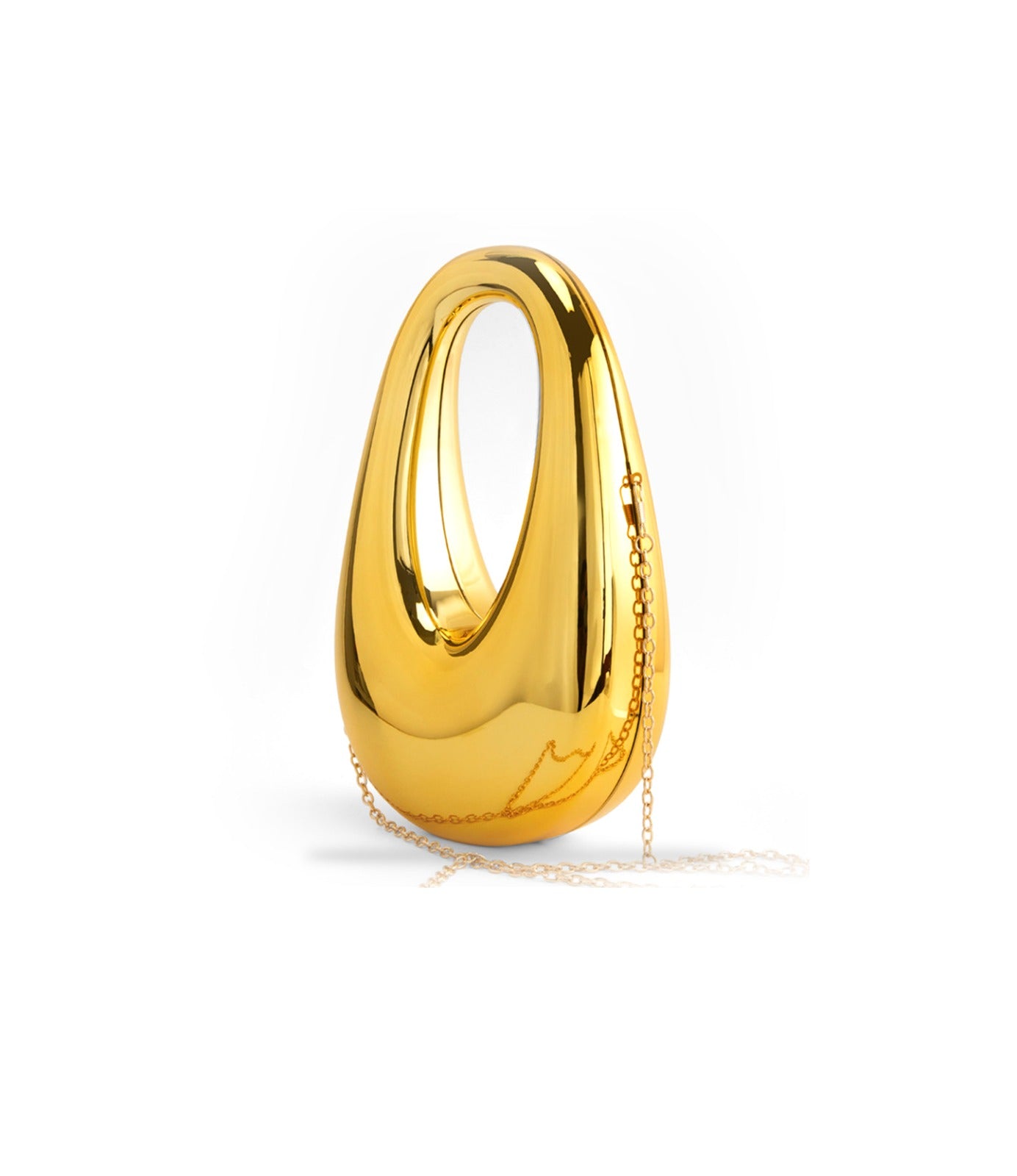 حقيبة يد نسائيه فاشون لون ذهبى