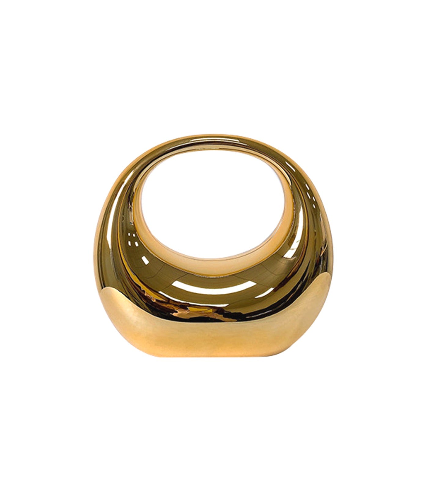 حقيبة يد نسائيه فاشون لون ذهبى