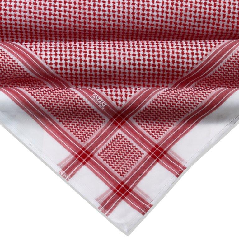 شماغ قزاز 100% قطن صناعة انجليزىه مقاس 55 (موديل جديد)