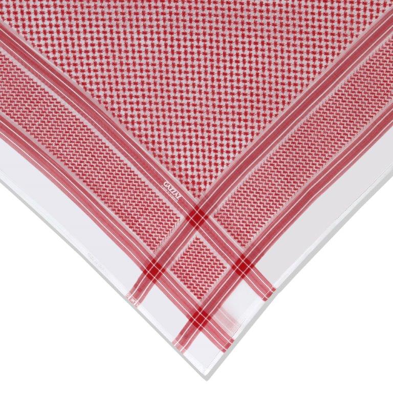 شماغ قزاز 100% قطن صناعة انجليزىه مقاس 55 (موديل جديد)