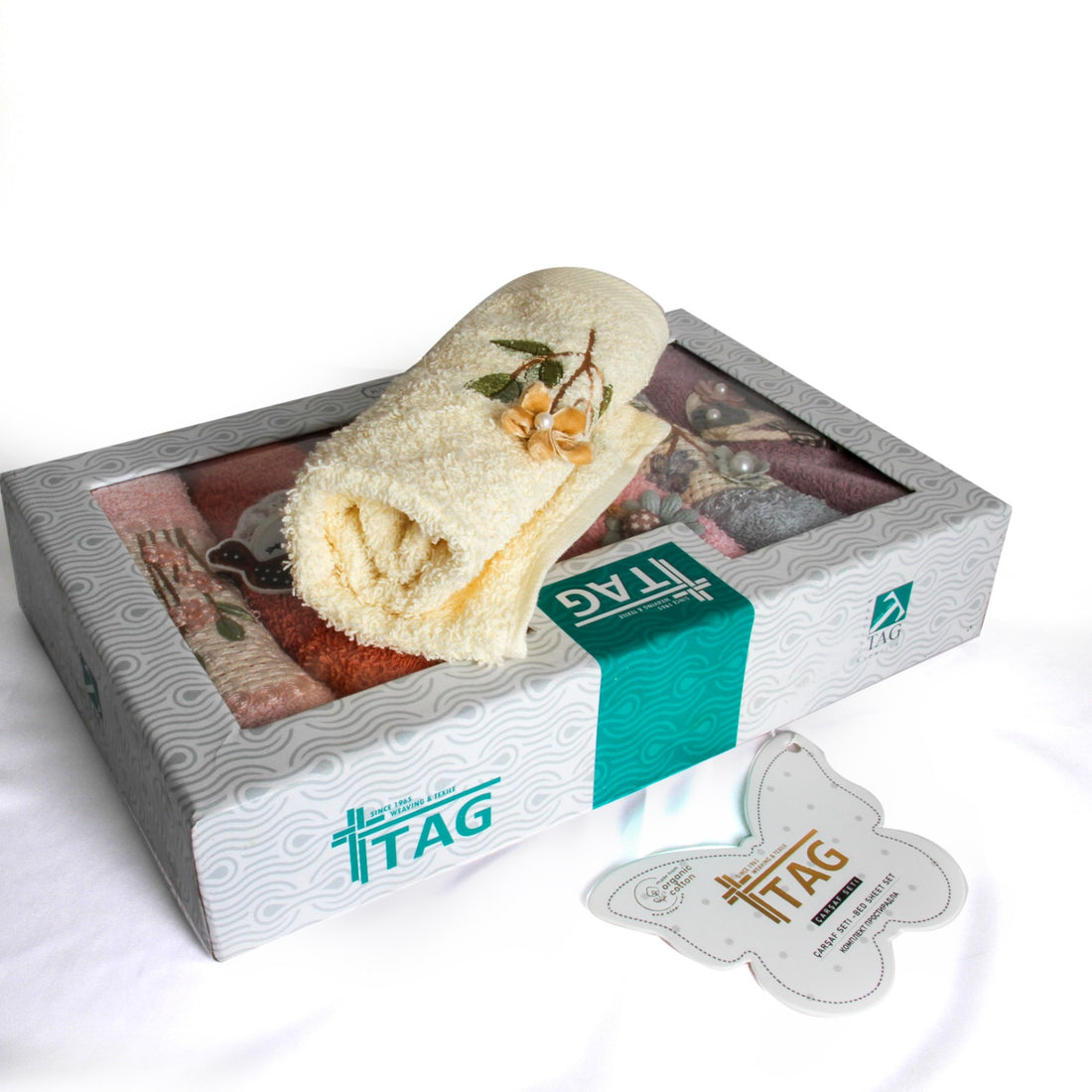 طقم فوط قزاز 100 % قطن 6قطع 30*30مقاس