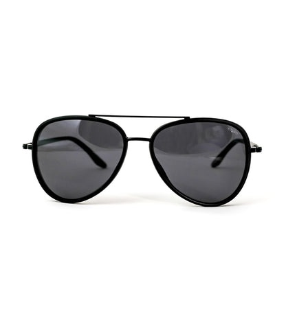 SUN GLASSES BLACK 56-18 C2