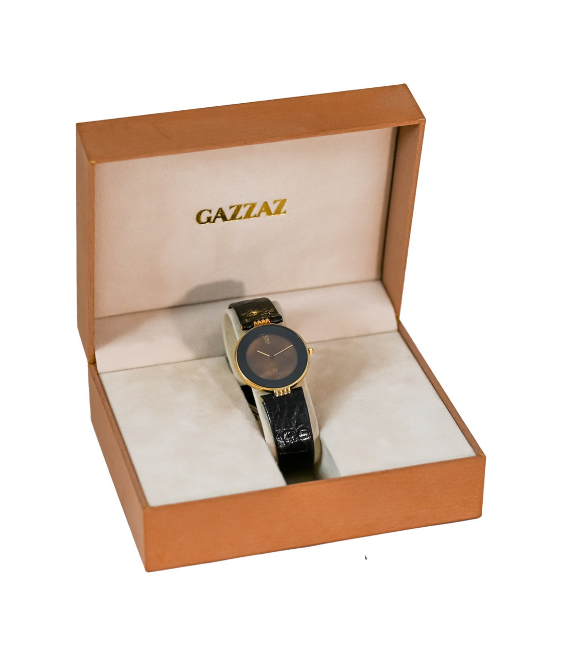 SWISS MADE LADIES WATCH BROWN-CROCO BND