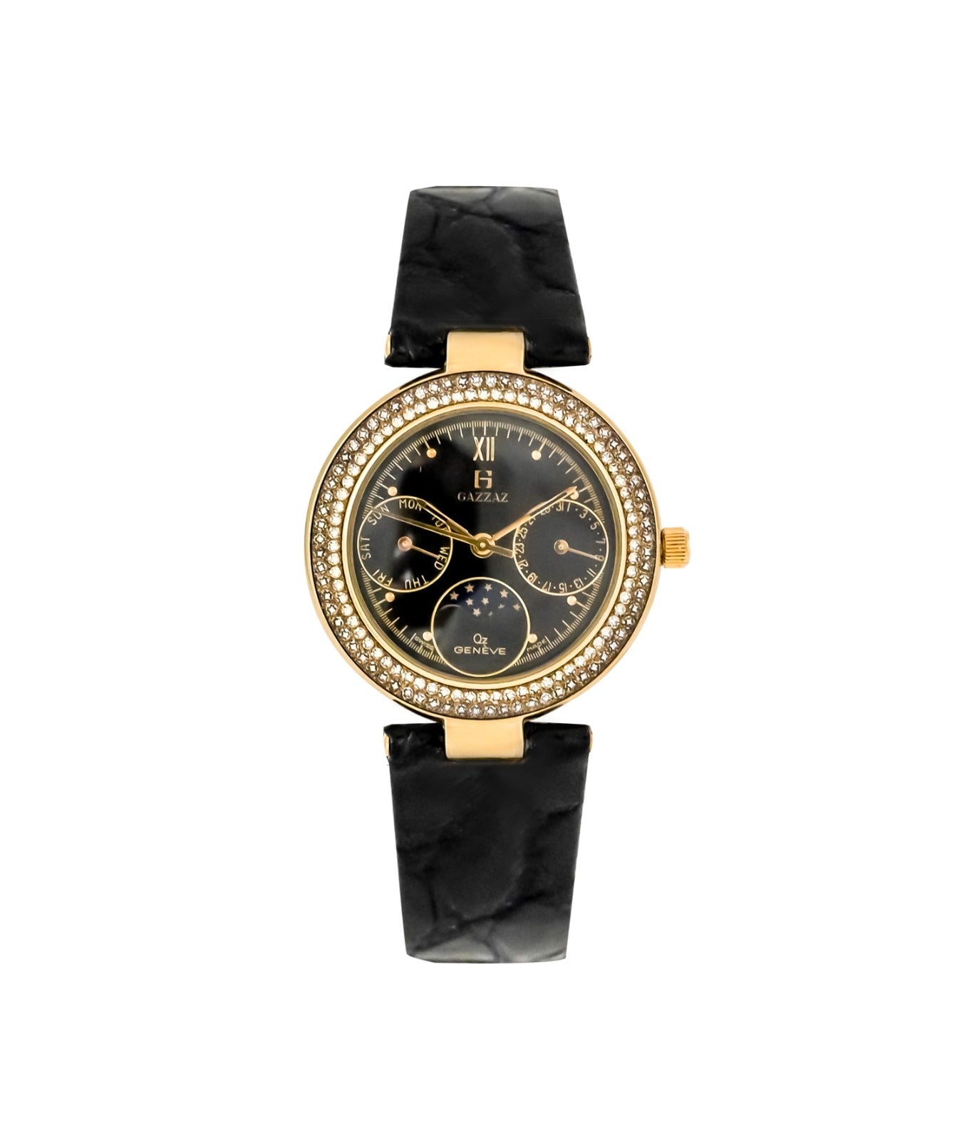 SWISS WATCH BLACK DIAL (A)