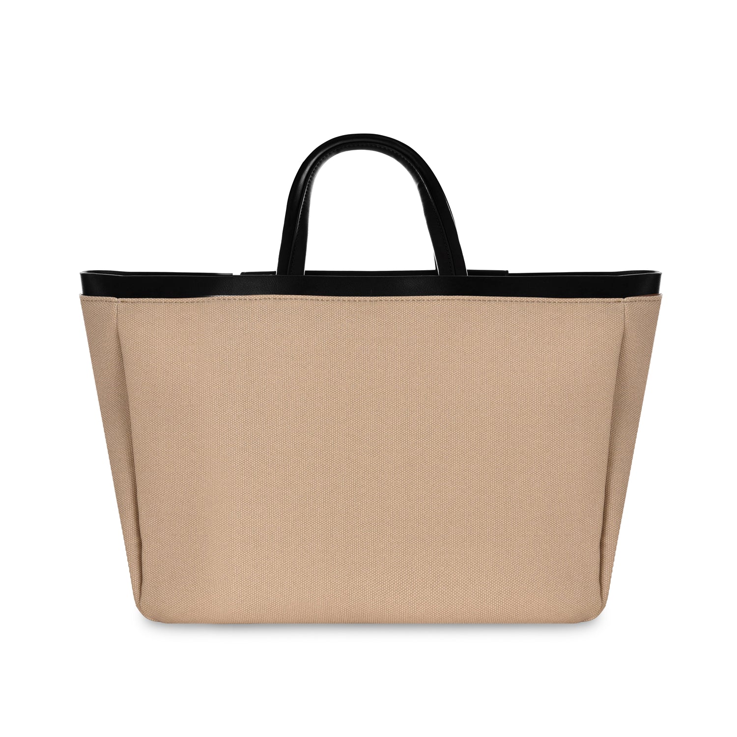 شنطه يد حريمي كنالى اسود / بيج