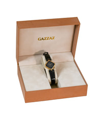 SWISS LADY WATCH 10M BLACK CROCO