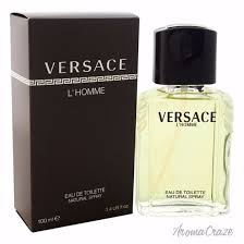 VERSACE L HOMME EAU DE TOILETTE NATURAL SPRAY 100 ML