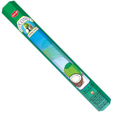 HEM INCENSE STICKS COCONUT TALL HEXA