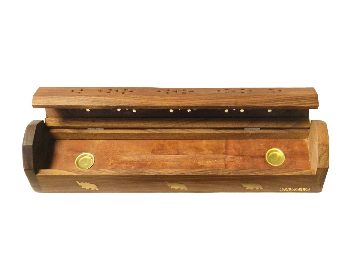 GAZZAZ HEM WOODEN HANDICRAFT BROWN COLOR