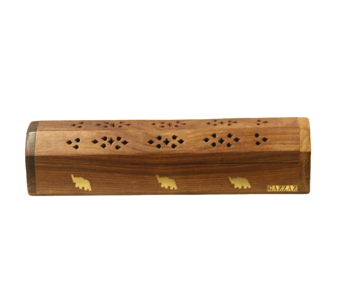GAZZAZ HEM WOODEN HANDICRAFT BROWN COLOR