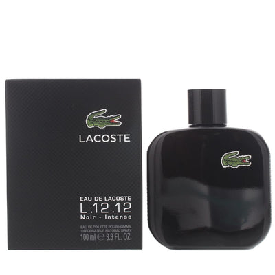EAU DE LACOSTE L.12.12 NOIR INTENSE EDT POUR HOMME SPRAY 100 ML