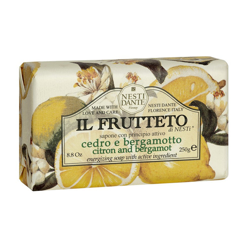 NESTI DANTE - IL FRUTTETO ENERGIZING SOAP - CITRON & BERGAMOT - 250G/8.8OZ