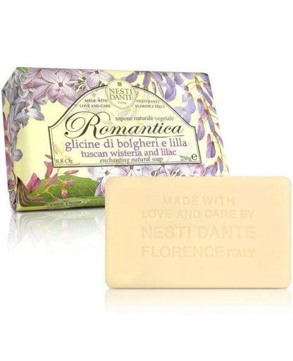 NESTI DANTE ROMANTICA TUSCAN WISTERIA &amp; LILAC NATURAL SOAP 250 G