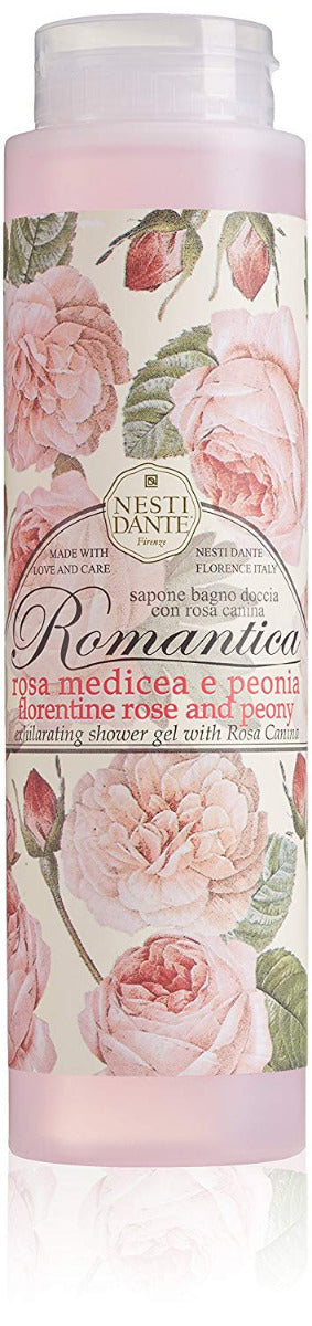 NESTI DANTE ROMANTICA ROSE AND PEONY BATH &amp; SHOWER GEL 300 ML