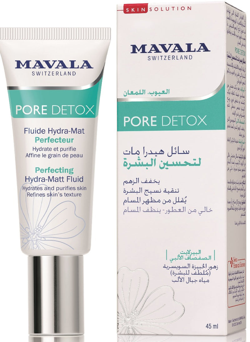 MAVALA PORE DETOX PERFECTING HYDRA-MATT FLUID 45 ML