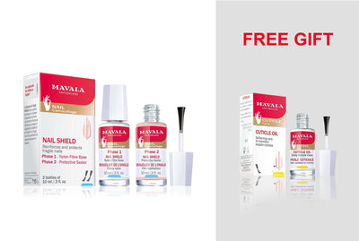 MAVALA NAIL SHIELD + GIFT CUTICLE OIL