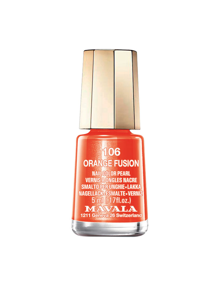 MAVALA NAIL POLISH TECHNI-COLORS ORANGE FUSION 5 ML