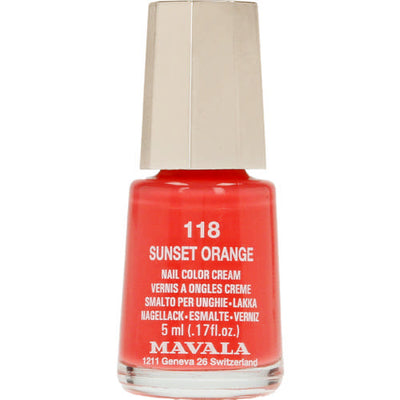 MAVALA NAIL POLISH OASIS COLORS SUNSET ORANGE 5 ML