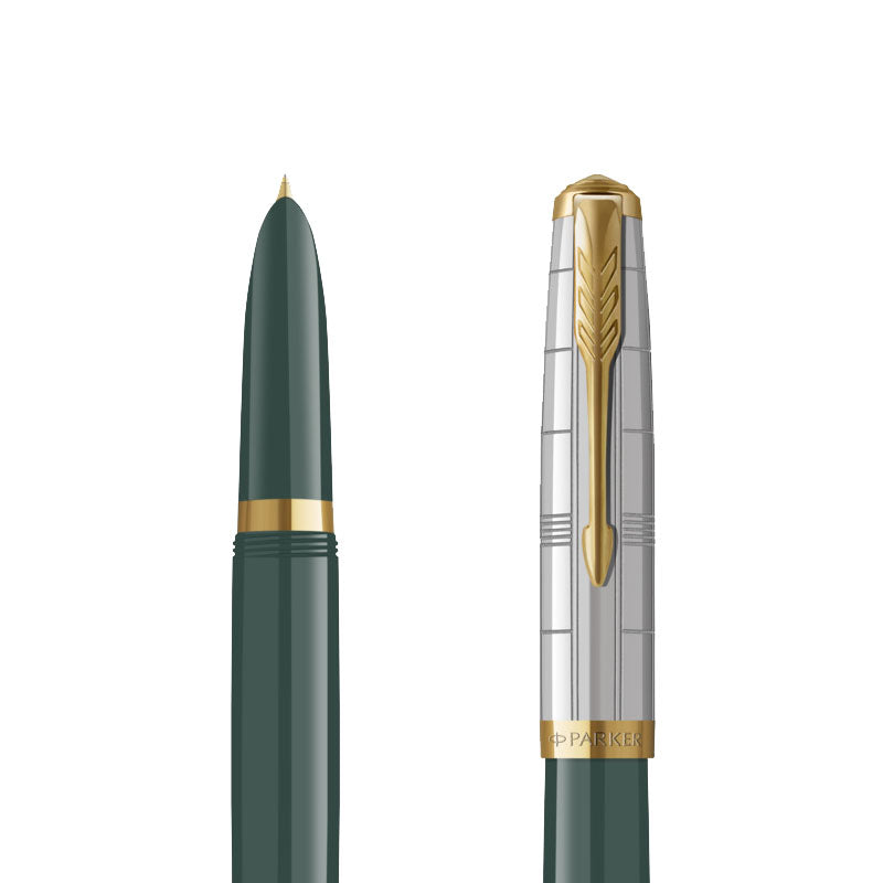 قلم باركر حبر موديل 51 بريميوم لون أخضر غامق