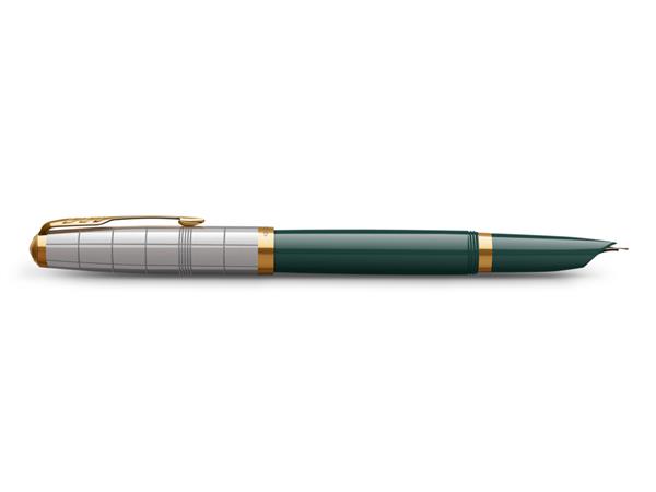 قلم باركر حبر موديل 51 بريميوم لون أخضر غامق
