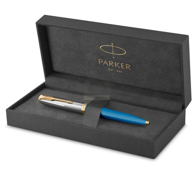 PARKER 51 PREMIUM TURQUOISE GT BALLPOINT PEN