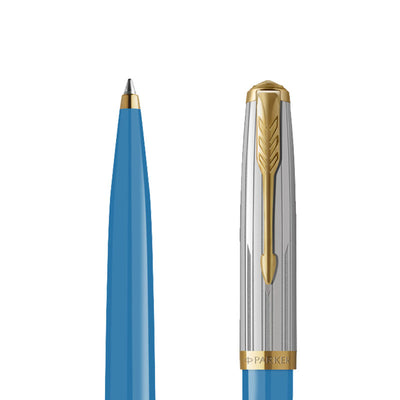 PARKER 51 PREMIUM TURQUOISE GT BALLPOINT PEN